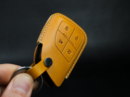 Car Key Case Brown Premium Leather – Derichi Leather