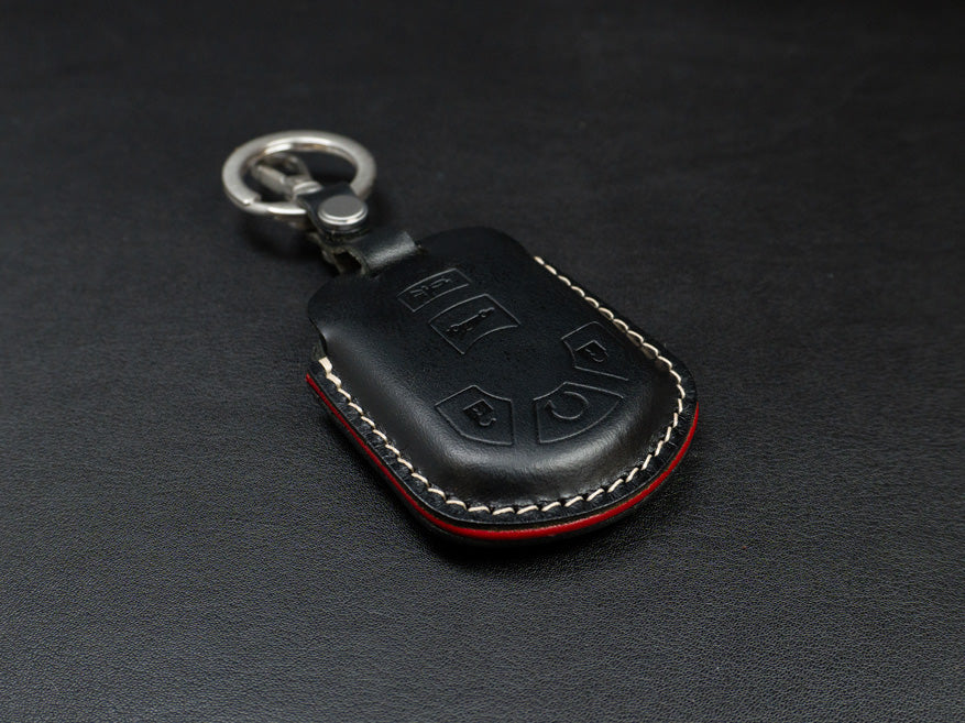 Chevy Corvette Series [2] Key Fob Leather Case - Italian Veg-Tanned Leather - Handcrafted in USA
