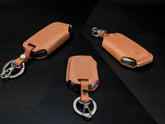 KIA [4-CV] Key Fob Cover - Carnival - Handcrafted in USA - Italian Veg-Tanned Leather