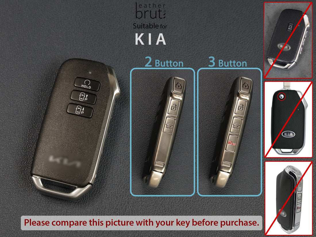 Leather Case for KIA [3] EV6 Sportage Key Fob