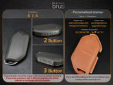 KIA [5] Key Fob Cover - Telluride - Handcrafted in USA - Italian Veg-Tanned Leather