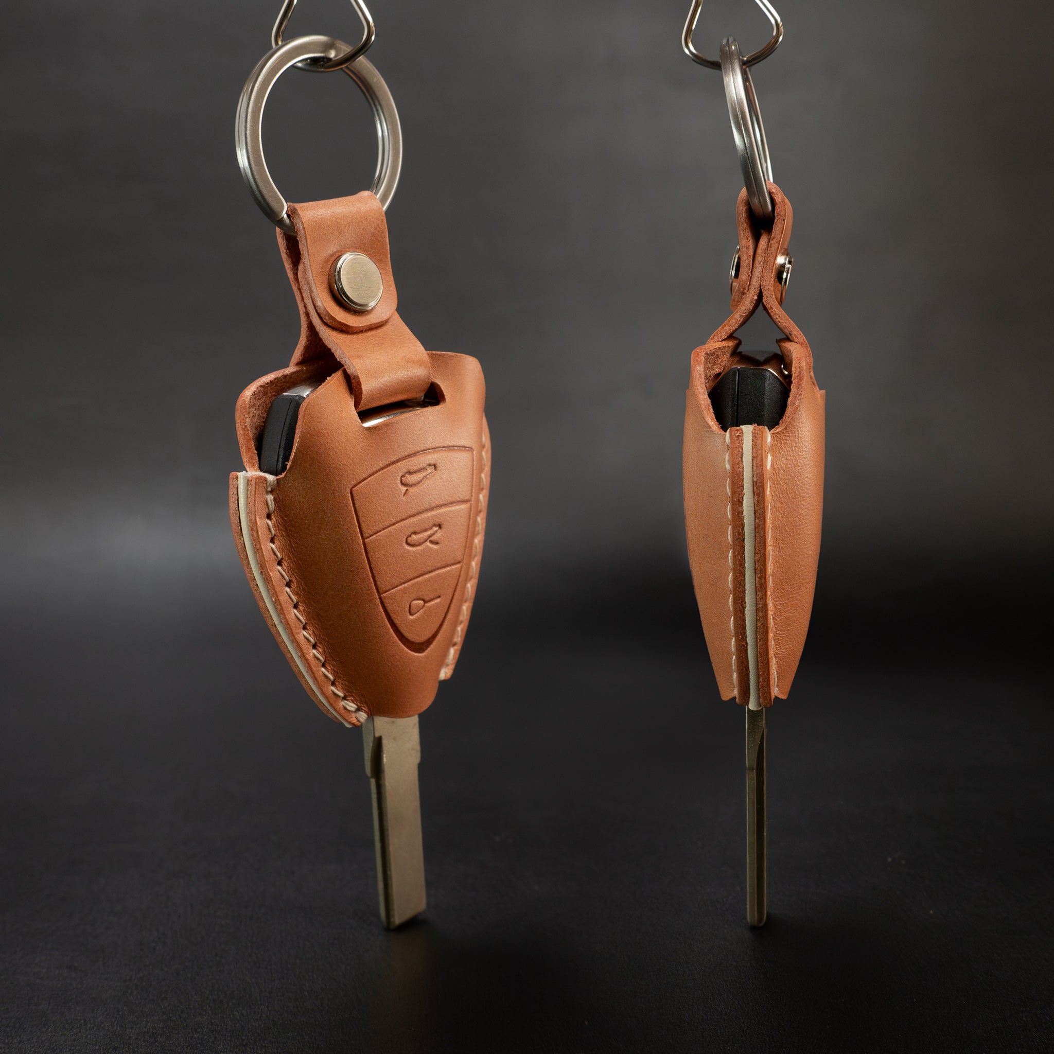 Leather Key Fob Cover for Porsche Series [03]