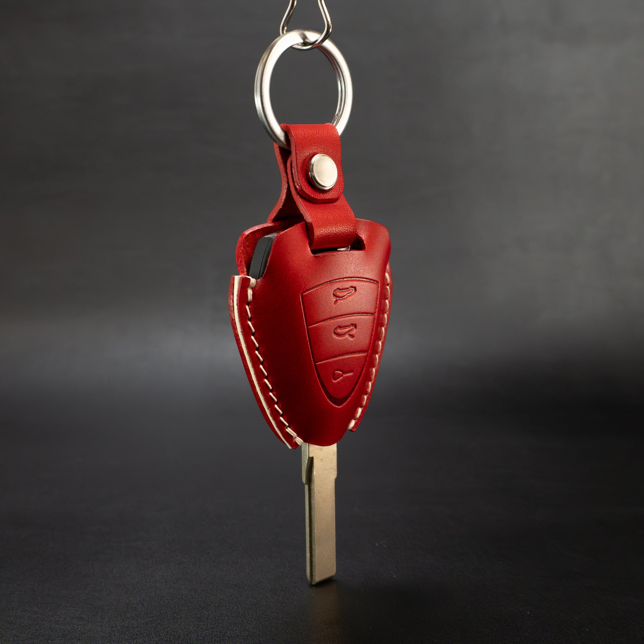 Leather Key Fob Cover for Porsche Series [03]