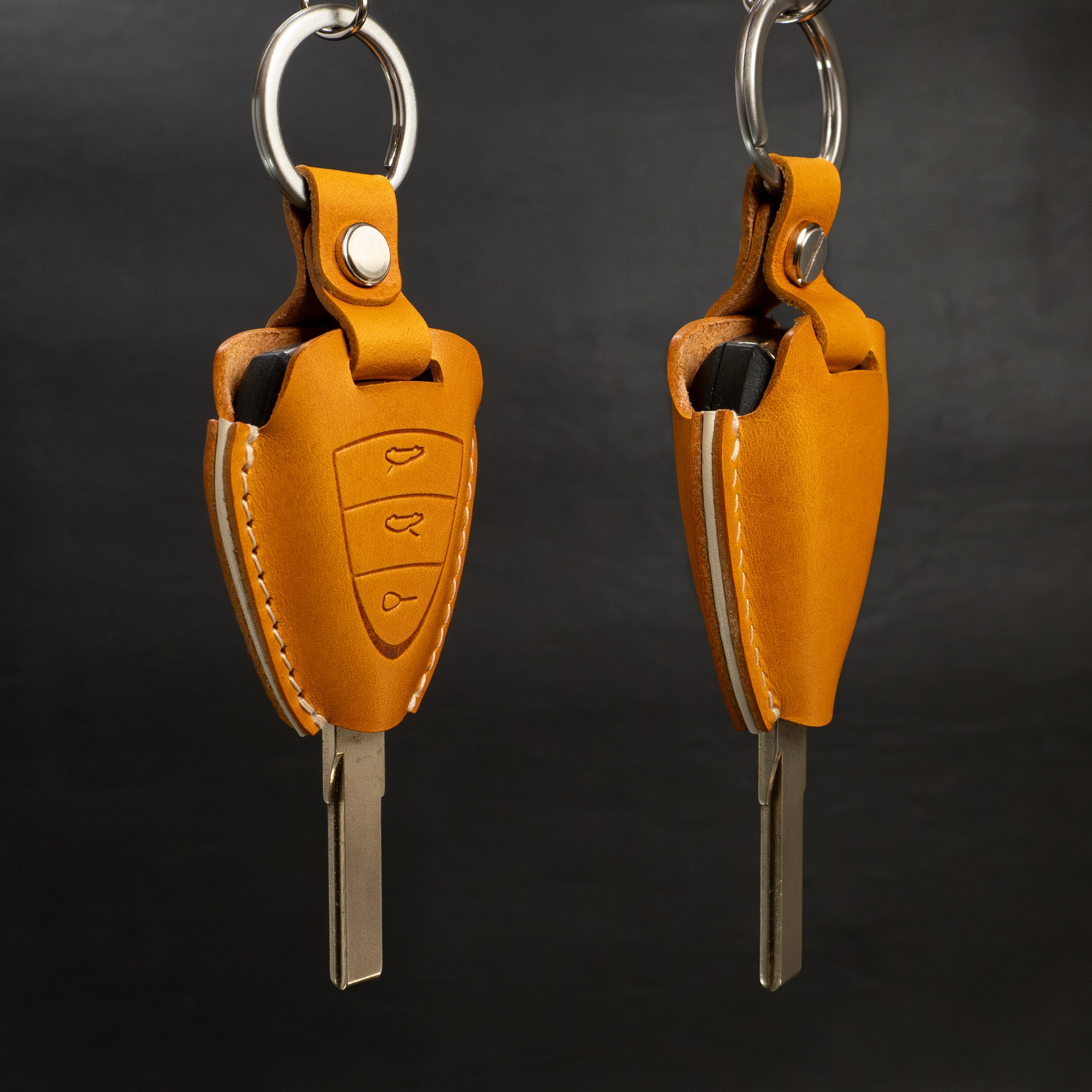 Leather Key Fob Cover for Porsche Series [03]