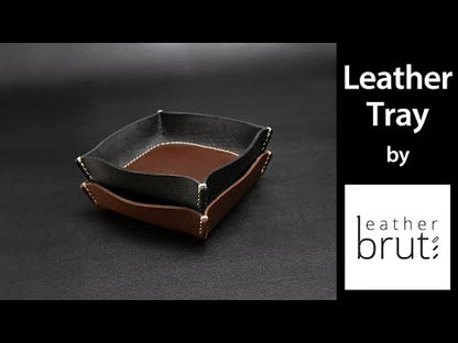 Leather Tray [TRs] Small - Veg Tanned Leather - Handcrafted in USA