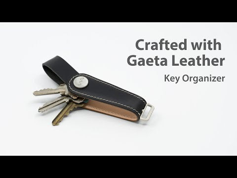 Key Organizer - Gaeta Black - Premium Veg-Tanned Leather