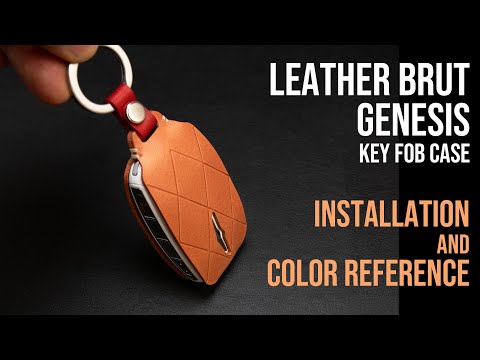 Genesis Series [3] Leather Key Fob Case - Handcrafted in USA