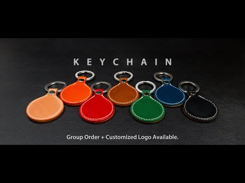 Leather Keychain [BW]