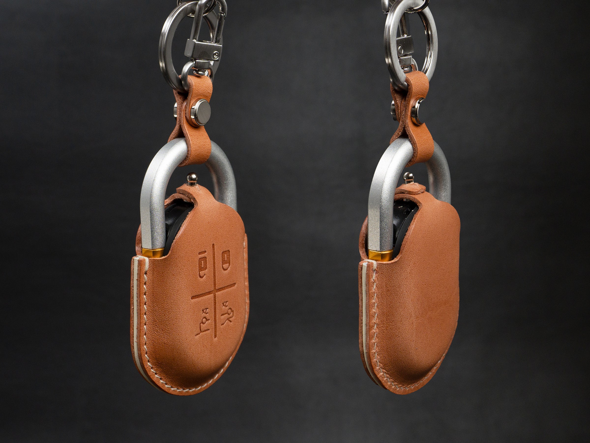 Rivian Series [1] Key Fob Cover - R1S R1T - Premium Veg-Tanned Leather - Handcrafted in USA