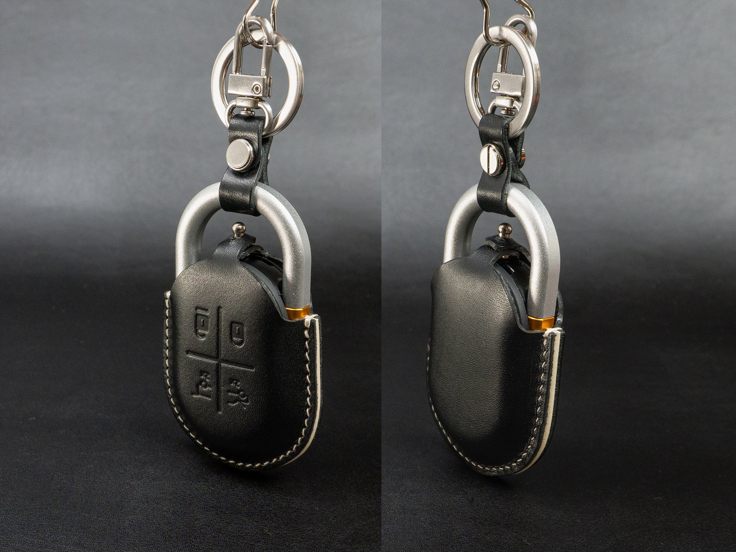 Rivian Series [1] Key Fob Cover - R1S R1T - Premium Veg-Tanned Leather - Handcrafted in USA
