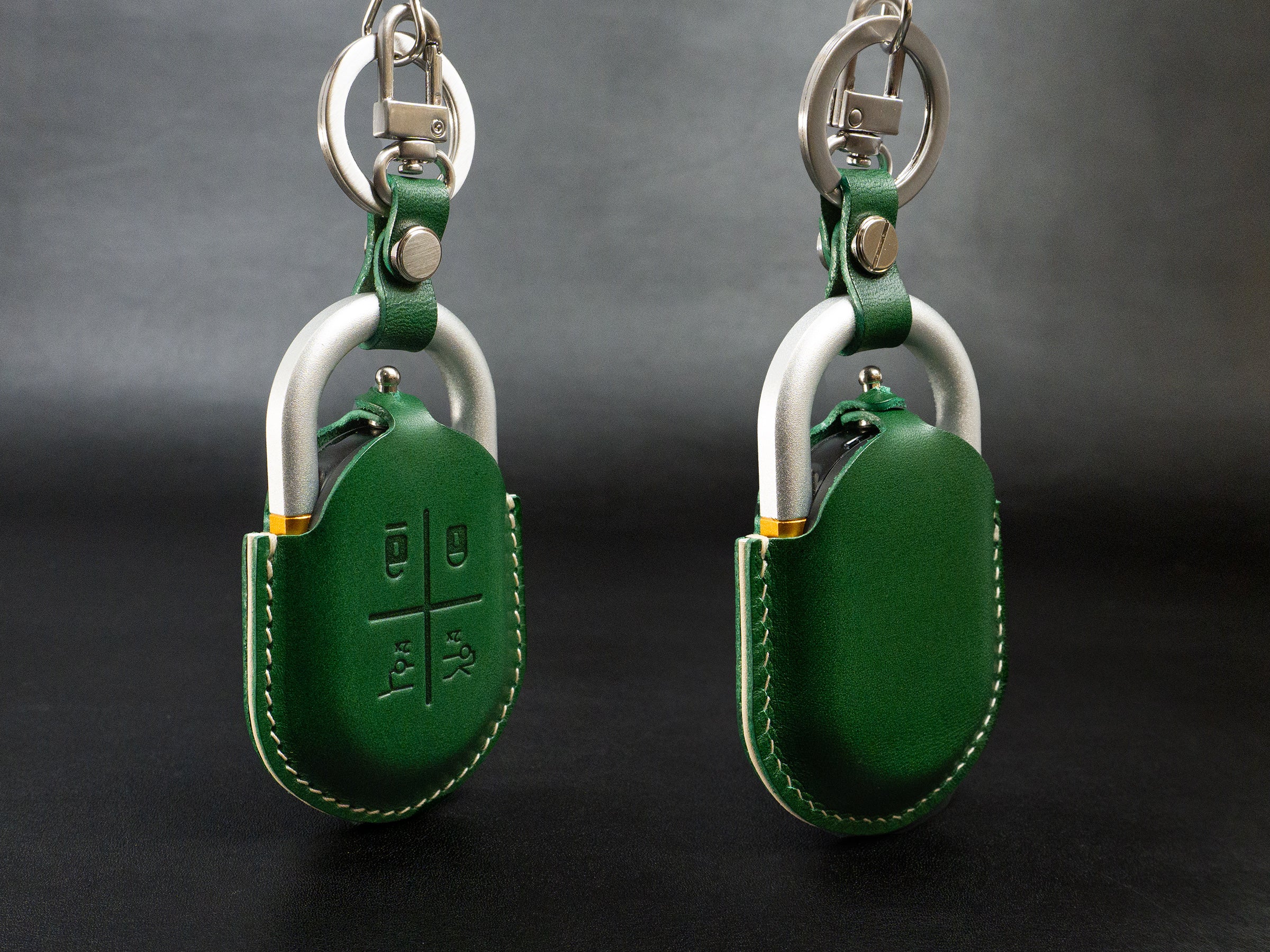 Rivian Series [1] Key Fob Cover - R1S R1T - Premium Veg-Tanned Leather - Handcrafted in USA