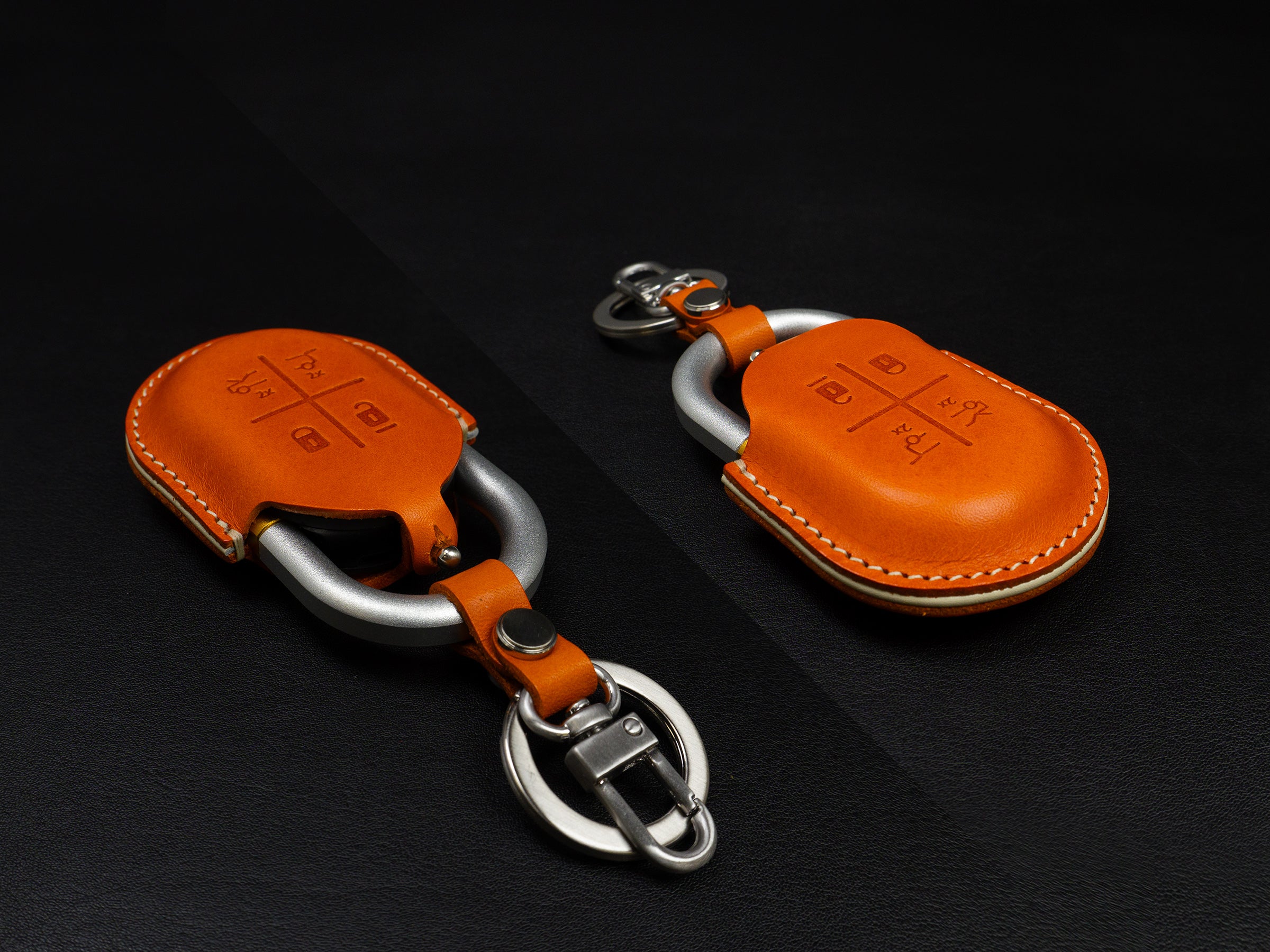 Rivian Series [1] Key Fob Cover - R1S R1T - Premium Veg-Tanned Leather - Handcrafted in USA