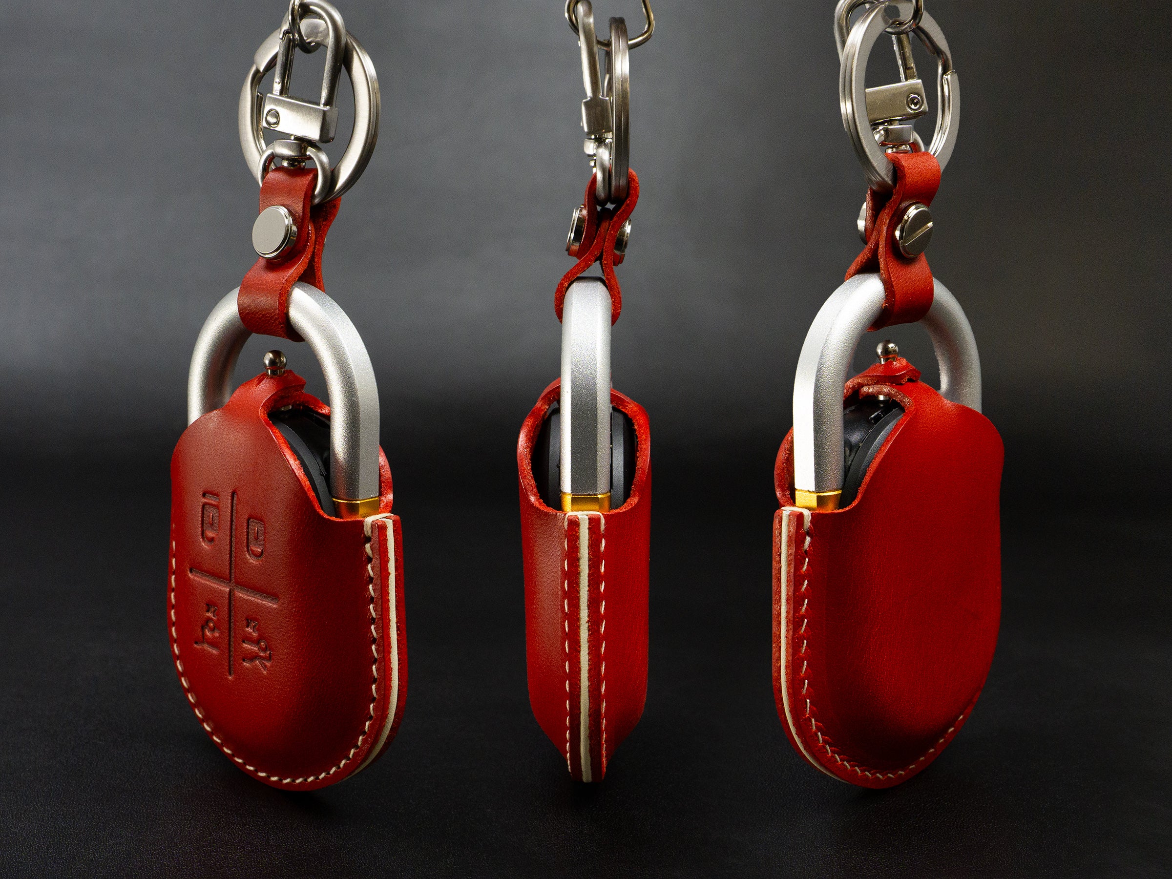 Rivian Series [1] Key Fob Cover - R1S R1T - Premium Veg-Tanned Leather - Handcrafted in USA