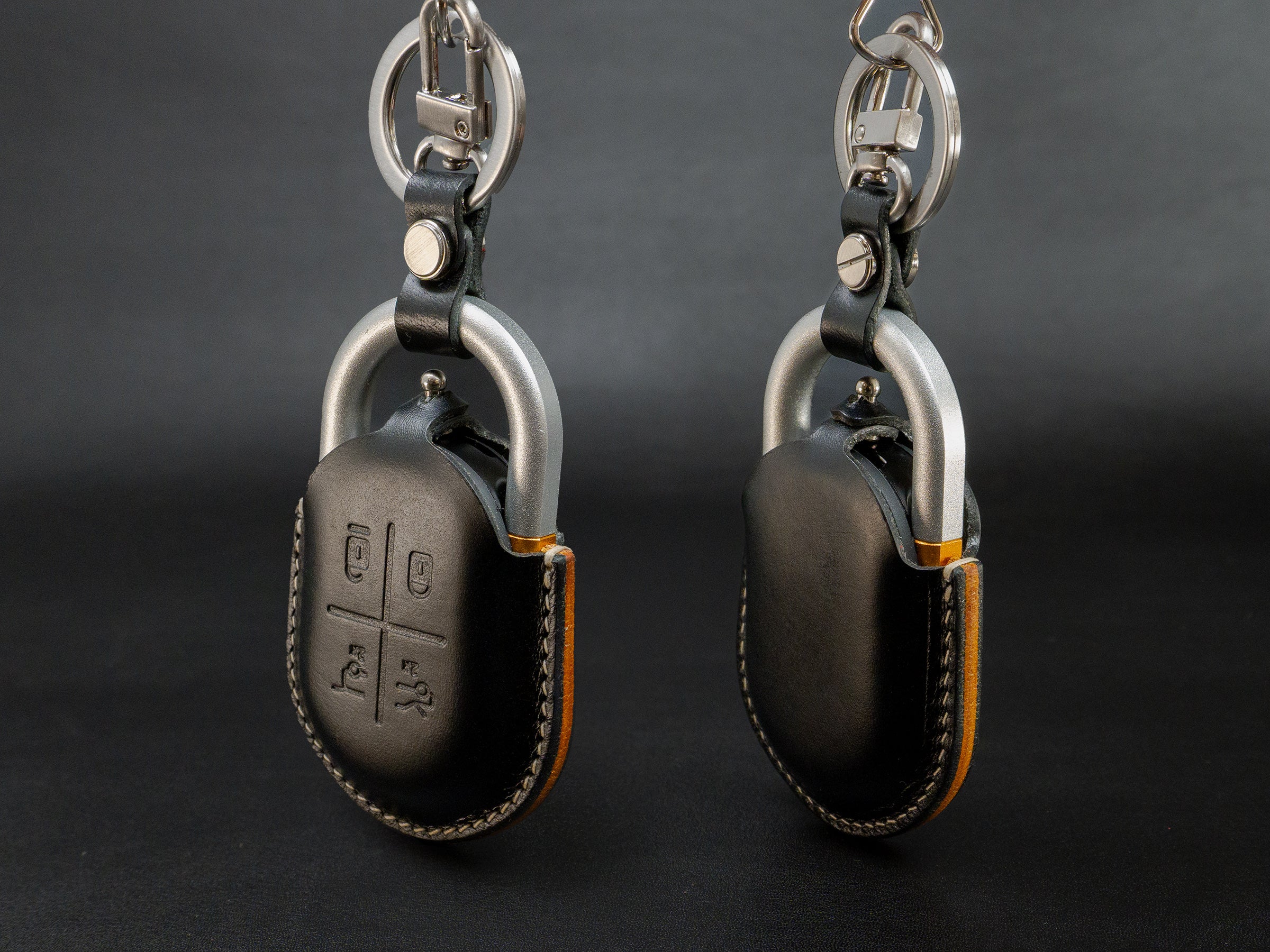 Rivian Series [1V2] Key Fob Cover - R1S R1T - Premium Veg-Tanned Leather - Handcrafted in USA