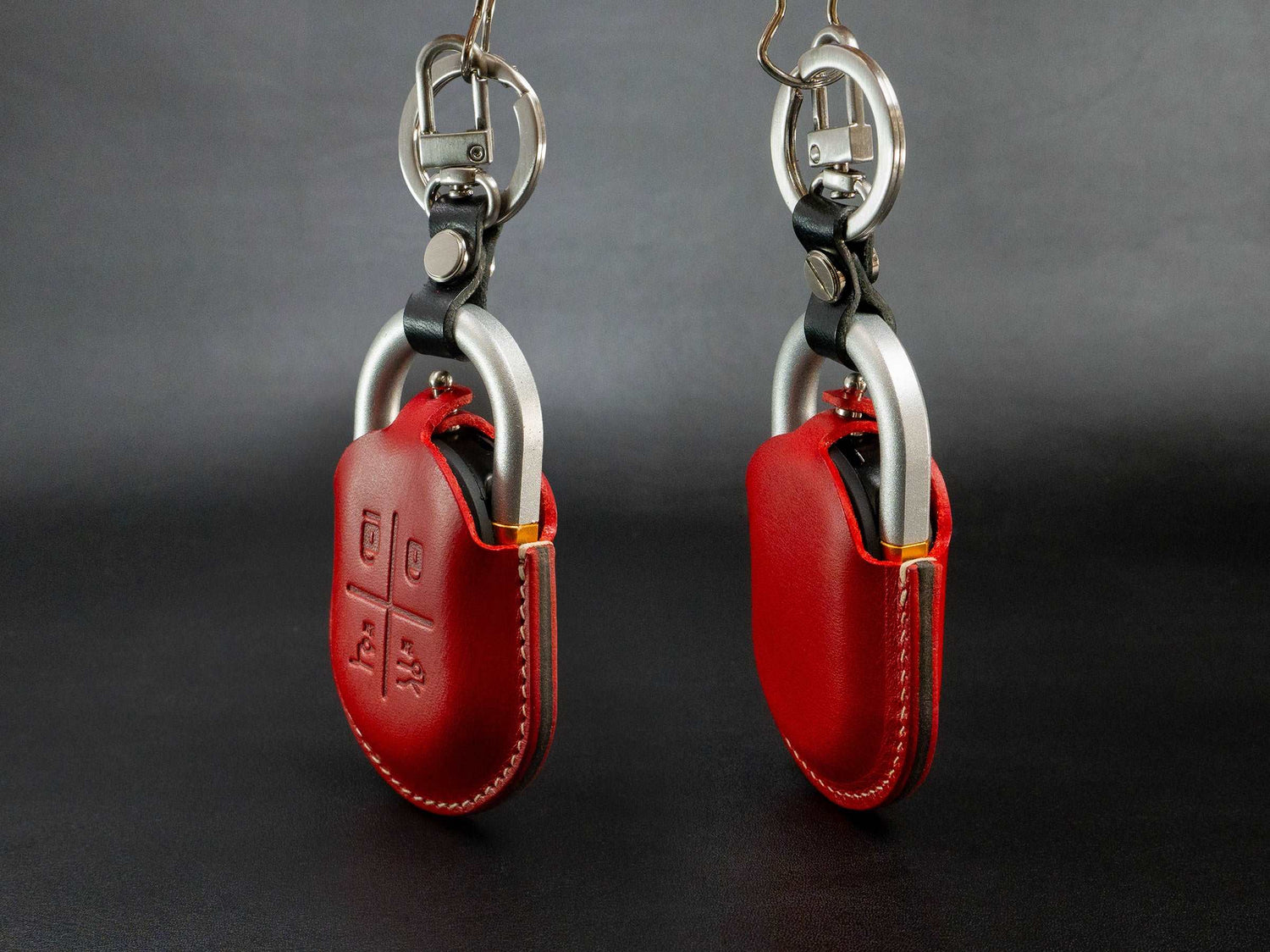 Rivian Series [1V2] Key Fob Cover - R1S R1T - Premium Veg-Tanned Leather - Handcrafted in USA