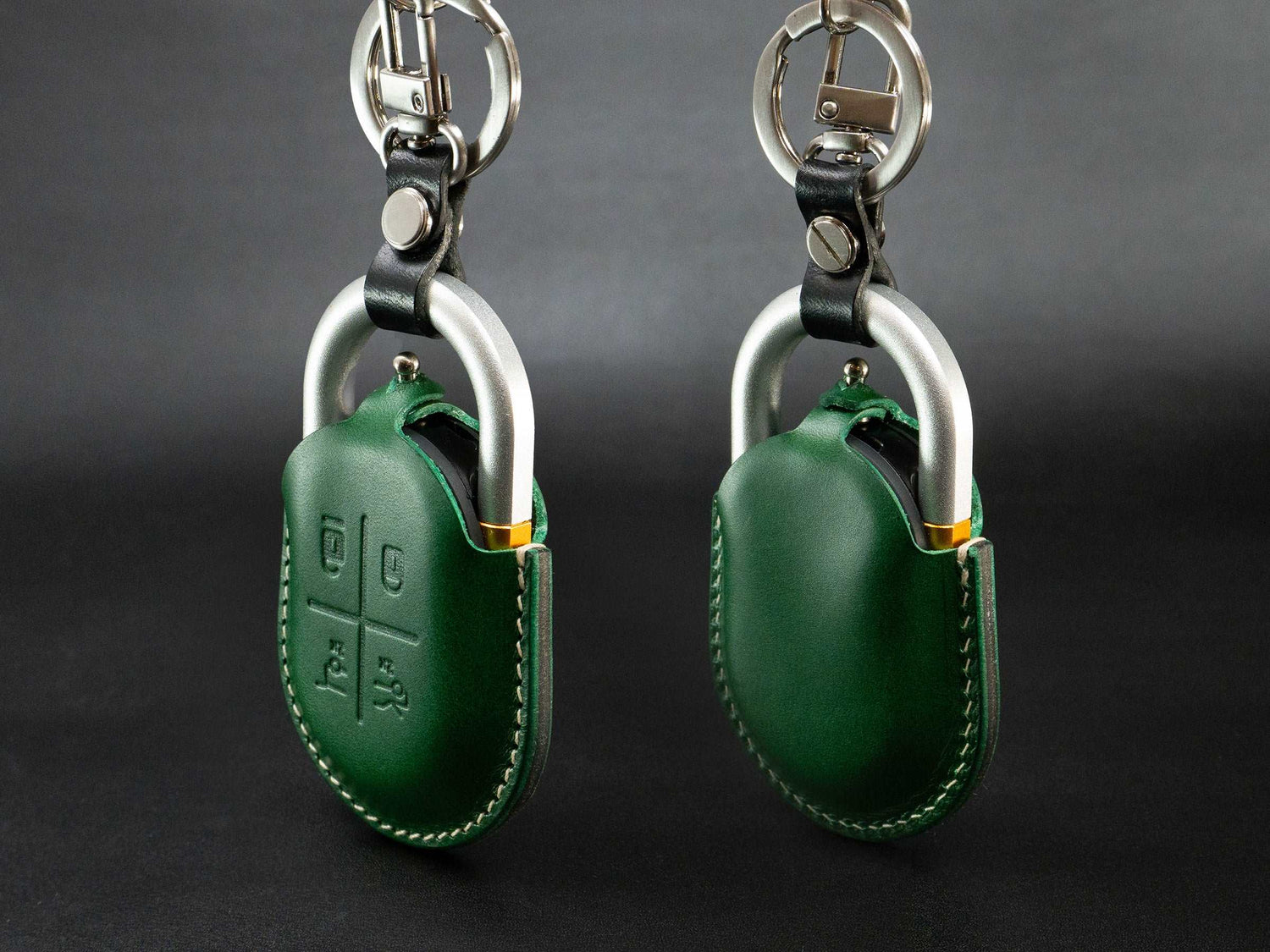 Rivian Series [1V2] Key Fob Cover - R1S R1T - Premium Veg-Tanned Leather - Handcrafted in USA