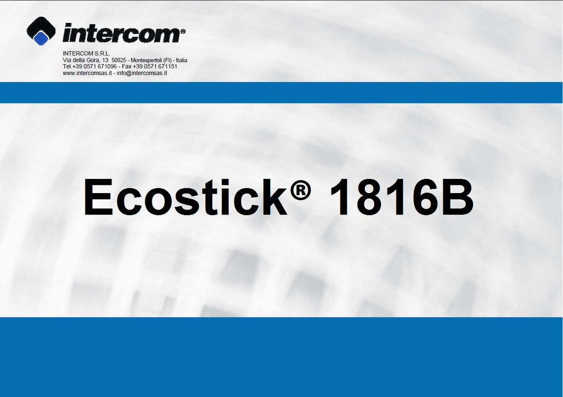 Intercom Ecostick 1816B Adhesives - 8oz /240ml - Finest Leather Craft weld adhesive -Non-Toxic / No bed smells