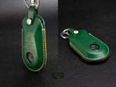 Mercedes Benz Series [3V2] Leather Key Fob Cover - Leather Brut - Handcrafted in USA