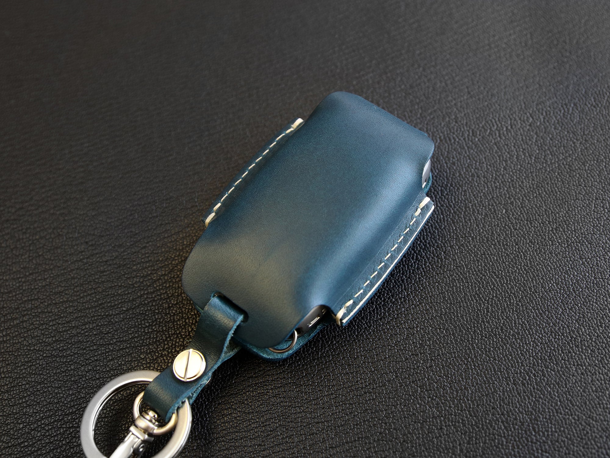 Land Rover Series [3] Leather Key Fob Cover - Range Rover Sport, Discovery 4 - Italian Veg-Tanned Leather