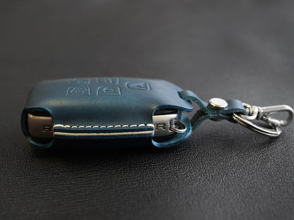 Land Rover Series [3] Leather Key Fob Cover - Range Rover Sport, Discovery 4 - Italian Veg-Tanned Leather