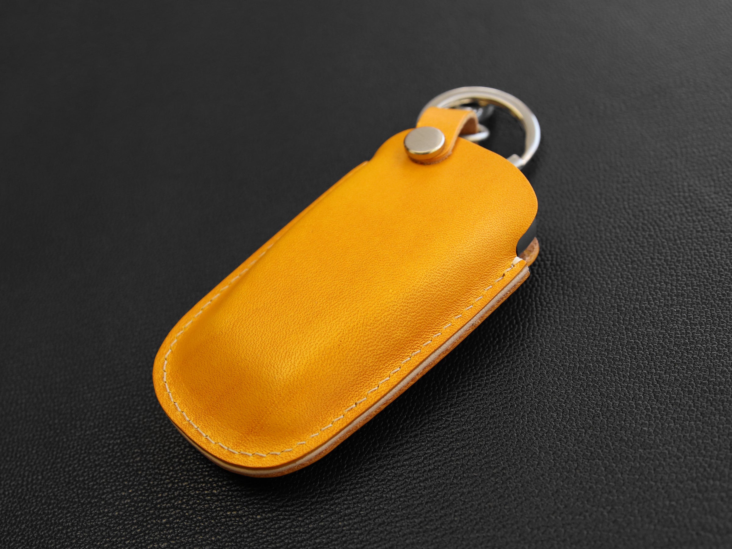 Ford Series [2] Key Case Leather Key Fob Cover Bronco Fusion Edge Mustang Leather Car Accessory Personalized Stamp Handcrafted in USA
