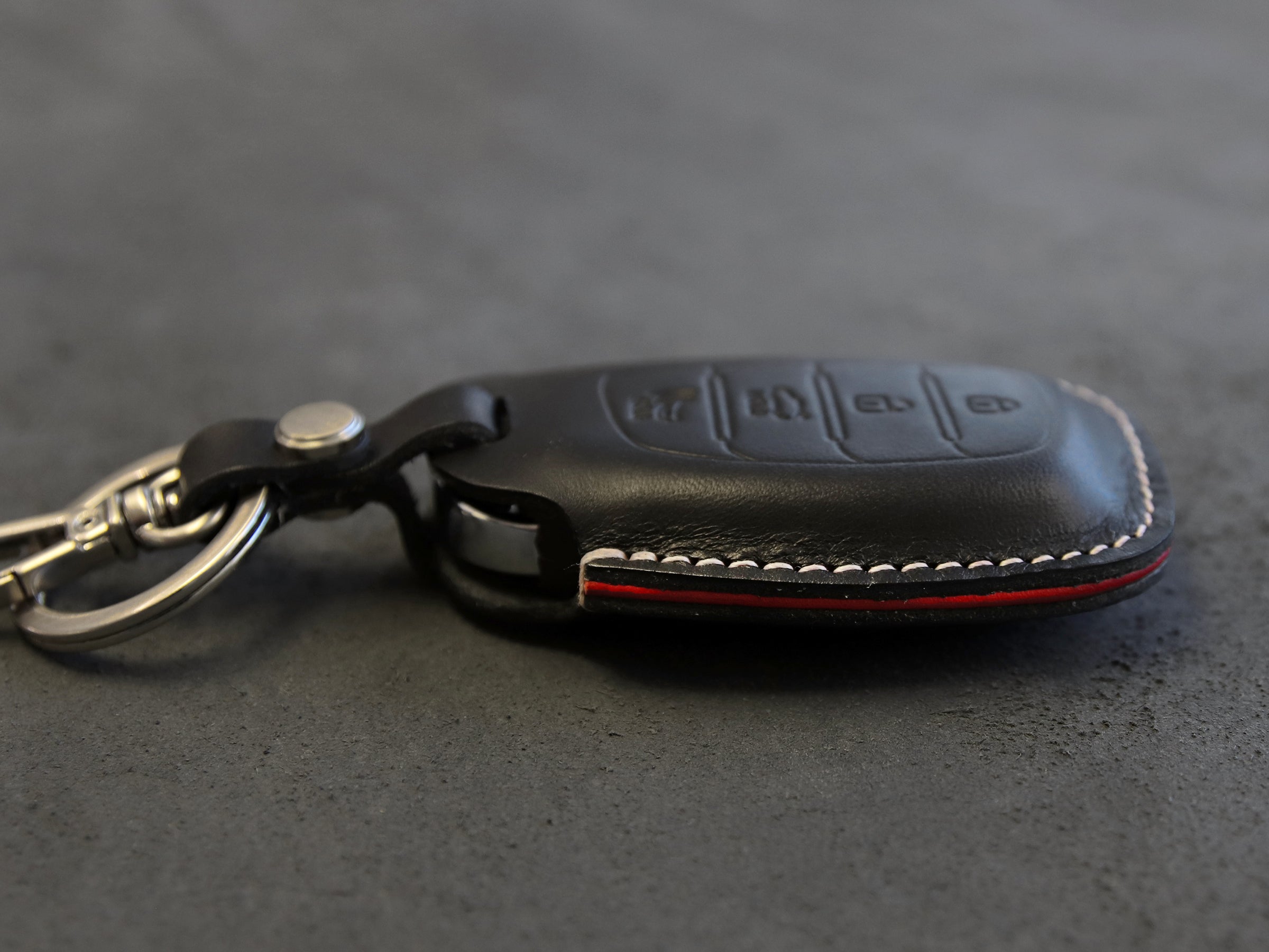 Hyundai [2-4] Key fob Leather Cover - Tucson Elantra Sonata Santa fe –  Leather Brut