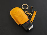 Jeep [01] Leather Key Cover- Grand Cherokee Renegade Compass - 5 Buttons