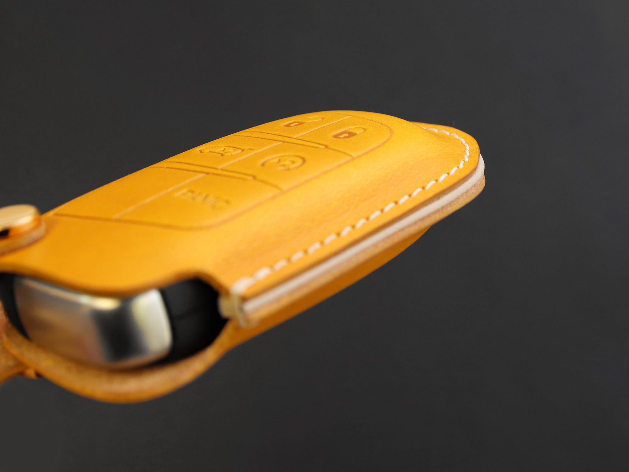 Jeep [01] Leather Key Cover- Grand Cherokee Renegade Compass - 5 Buttons
