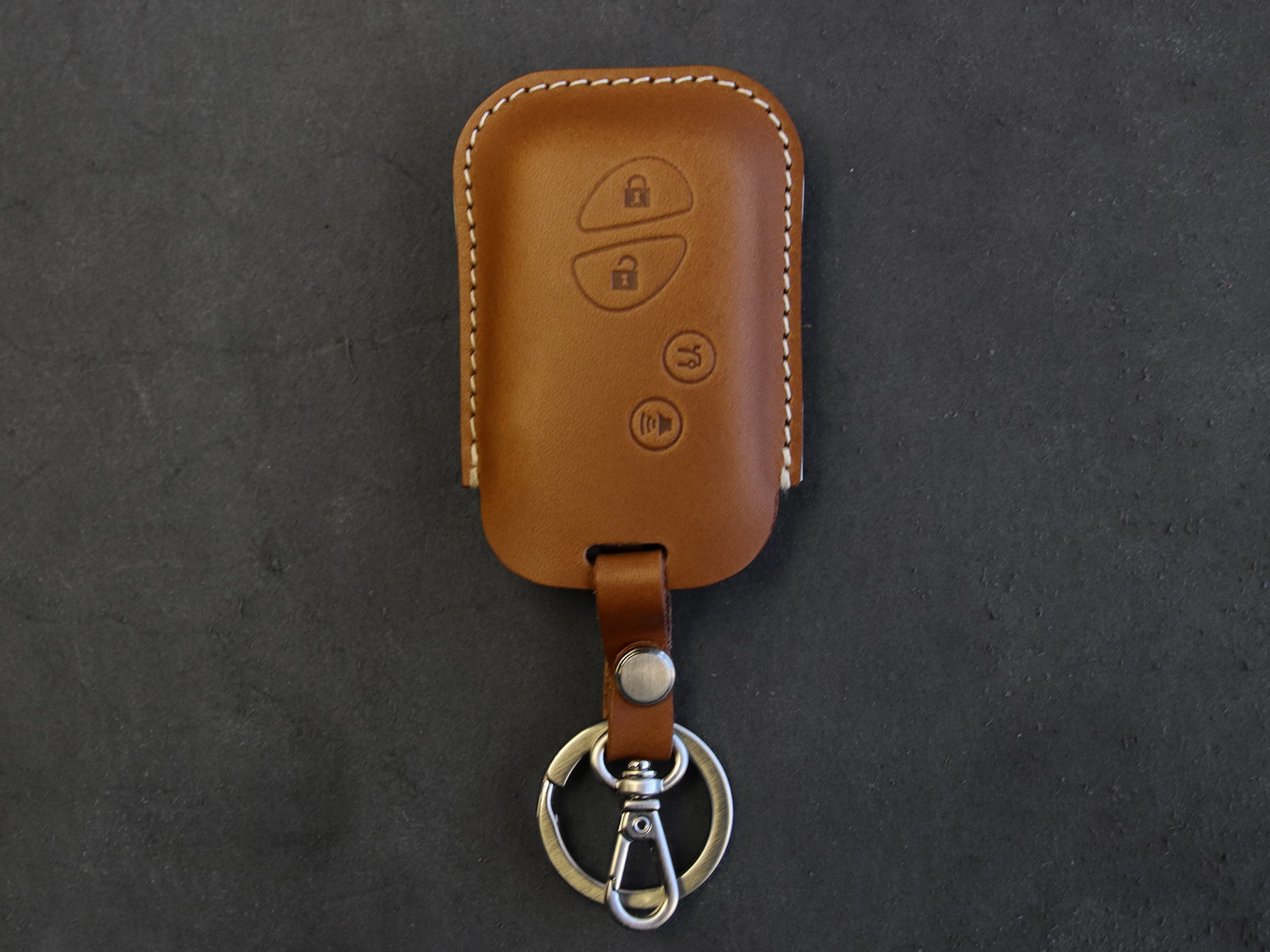 LEXUS Series [3] Key fob Cover -RX350 IS250 GS300 GX460 GS460 IS350 IS-C IS-F LS600h ES350 - Italian Veg-Tanned Leather