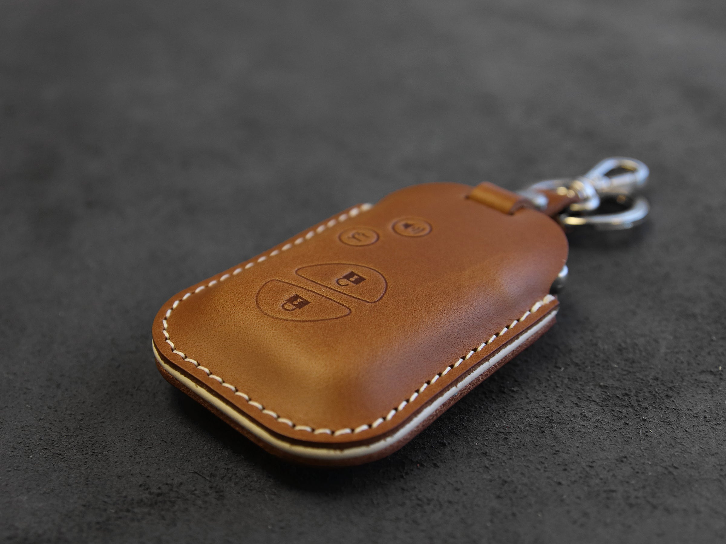 LEXUS Series [3] Key fob Cover -RX350 IS250 GS300 GX460 GS460 IS350 IS-C IS-F LS600h ES350 - Italian Veg-Tanned Leather