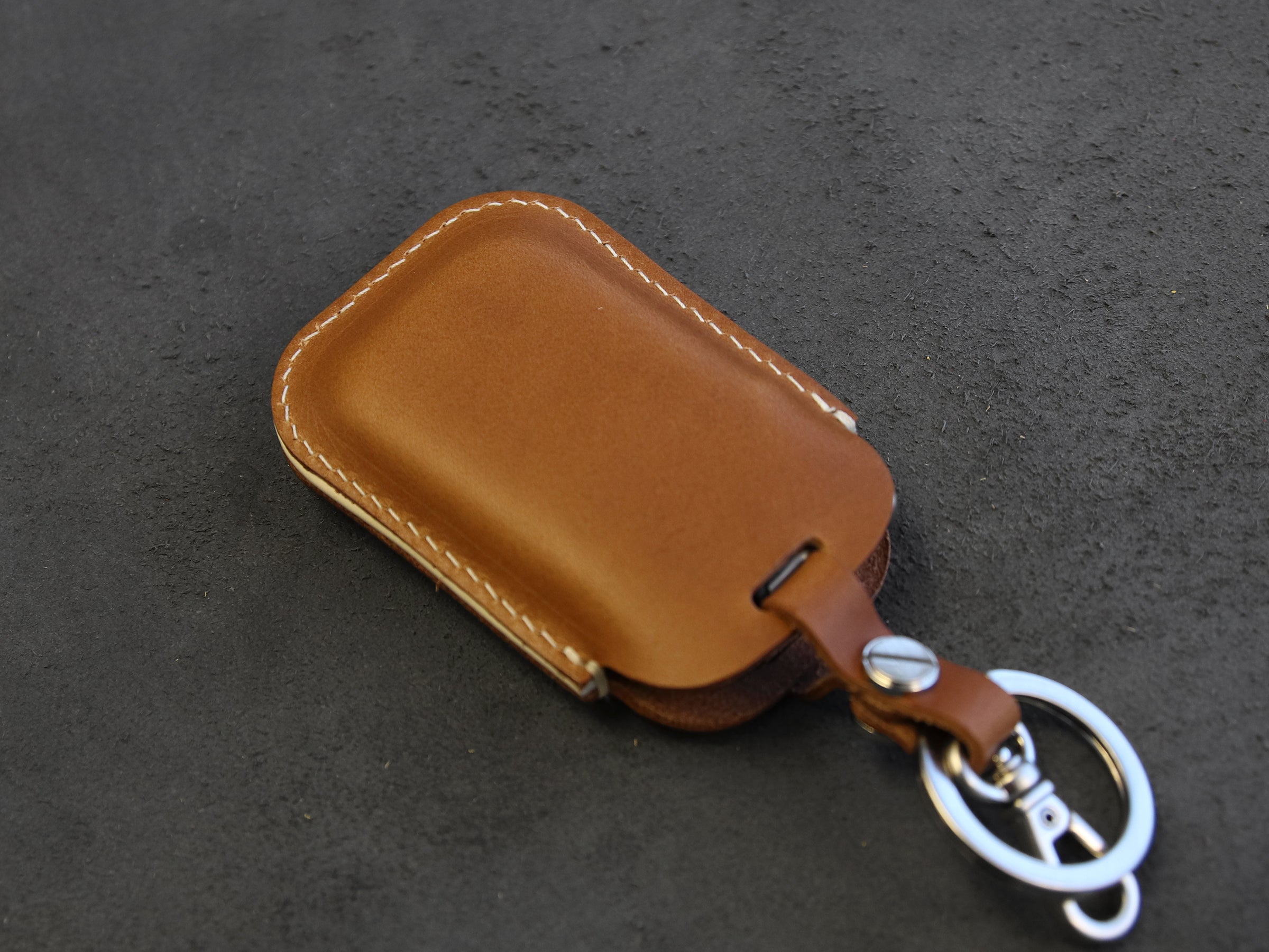 Mazda Veg Tan Leather Key Fob Cover (Type B) – T-Carbon Official Store