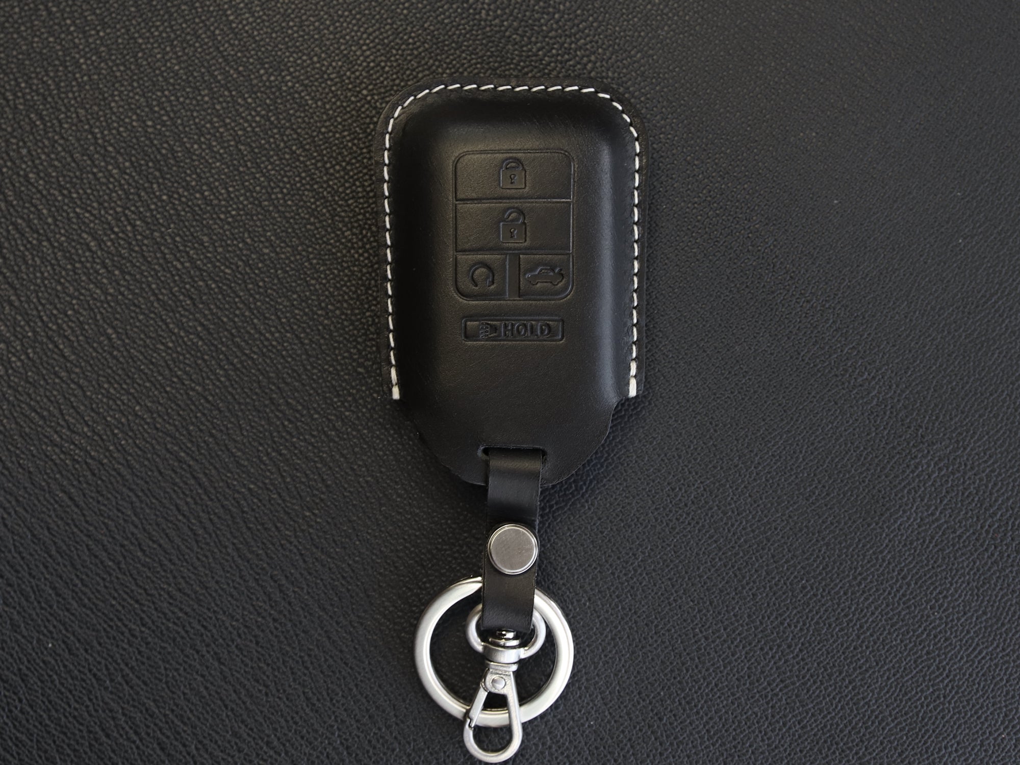 Honda [1-4] Key Fob Leather Case Fits Accord Civic Ridgeline HRV Accord CR-V Insight Pilot