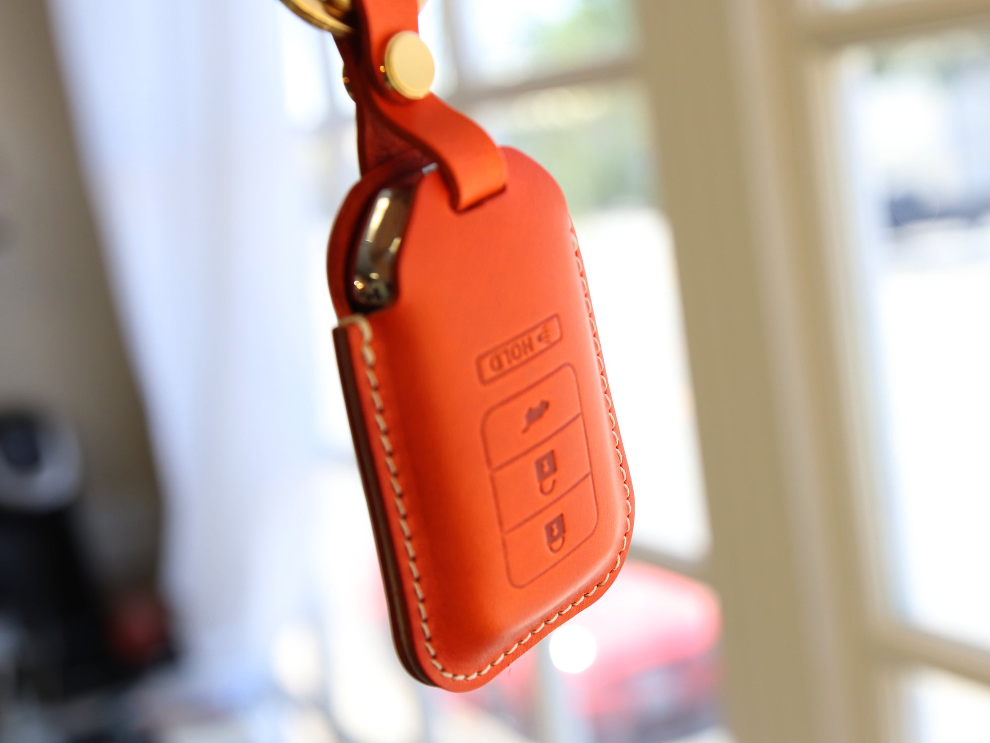 Honda [1-4] Key Fob Leather Case Fits Accord Civic Ridgeline HRV Accord CR-V Insight Pilot