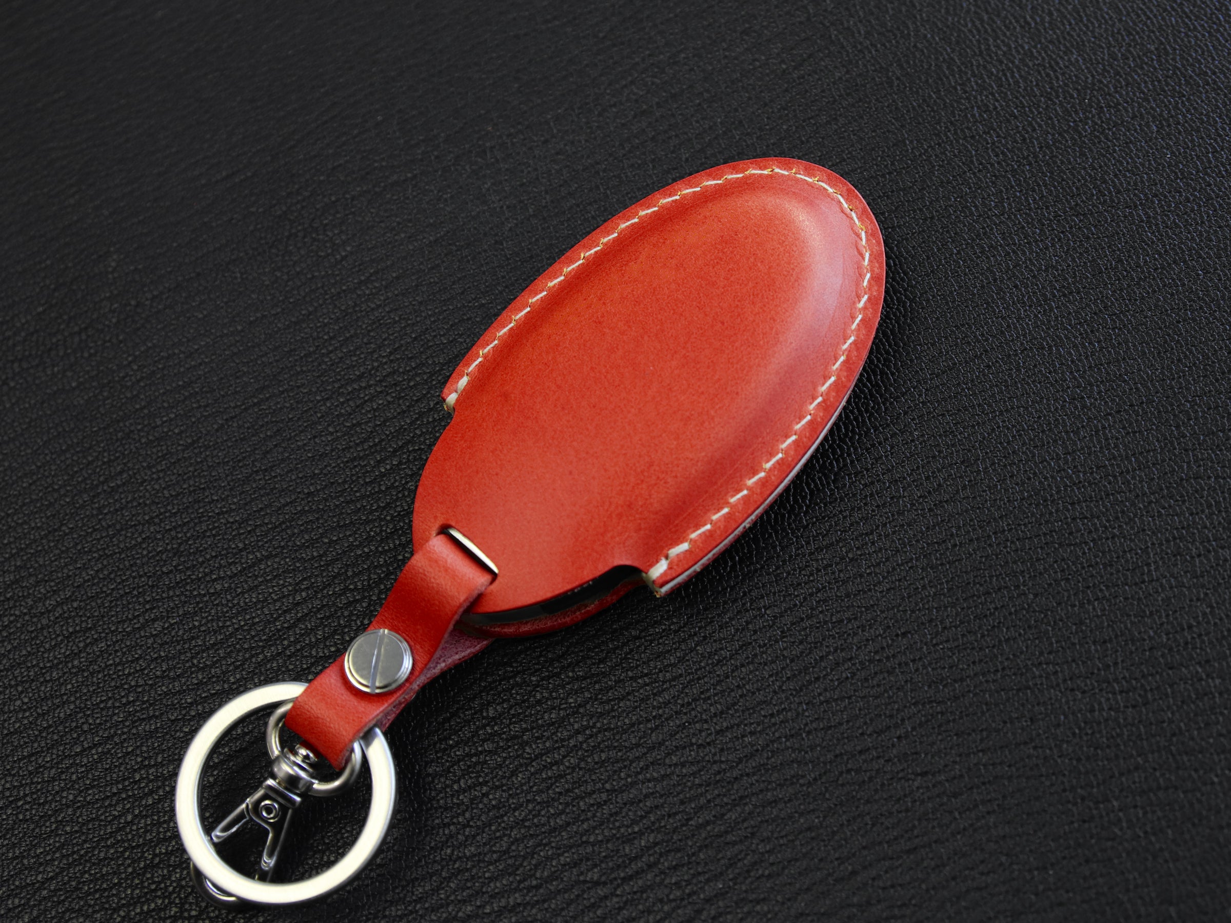 Nissan Series [1-4] Key Case -Altima Maxima Murano Pathfinder Rogue Armada Frontier - Italian Veg-tanned Leather -4 Buttons