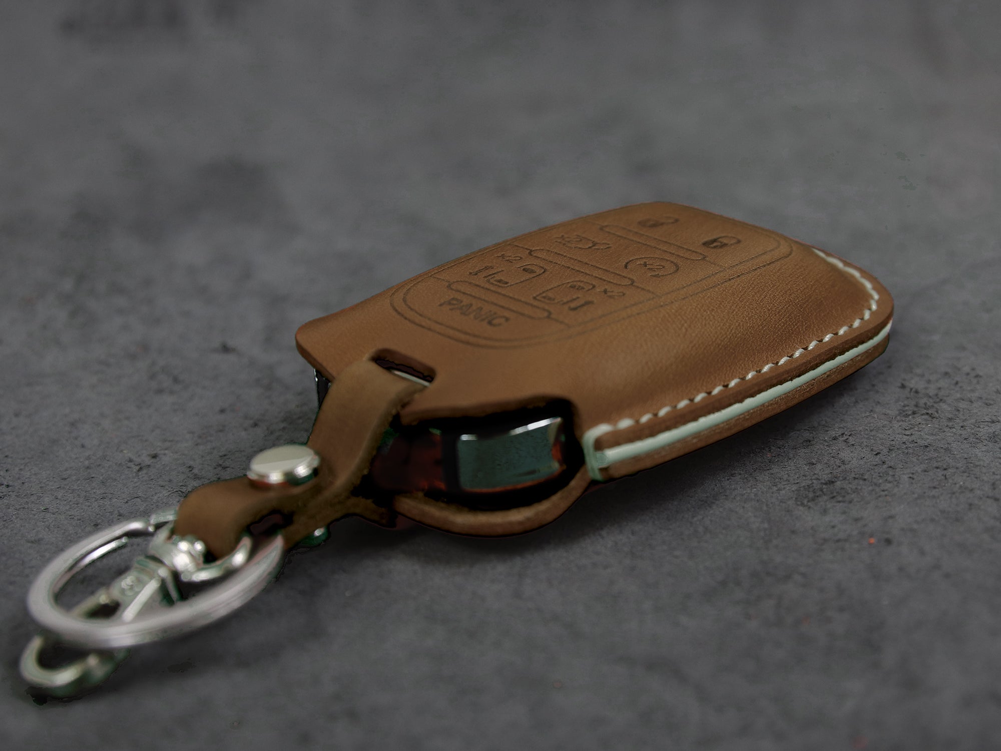 Chrysler [01-6B] Key Cover Leather Case - Pacifica - 6 Buttons