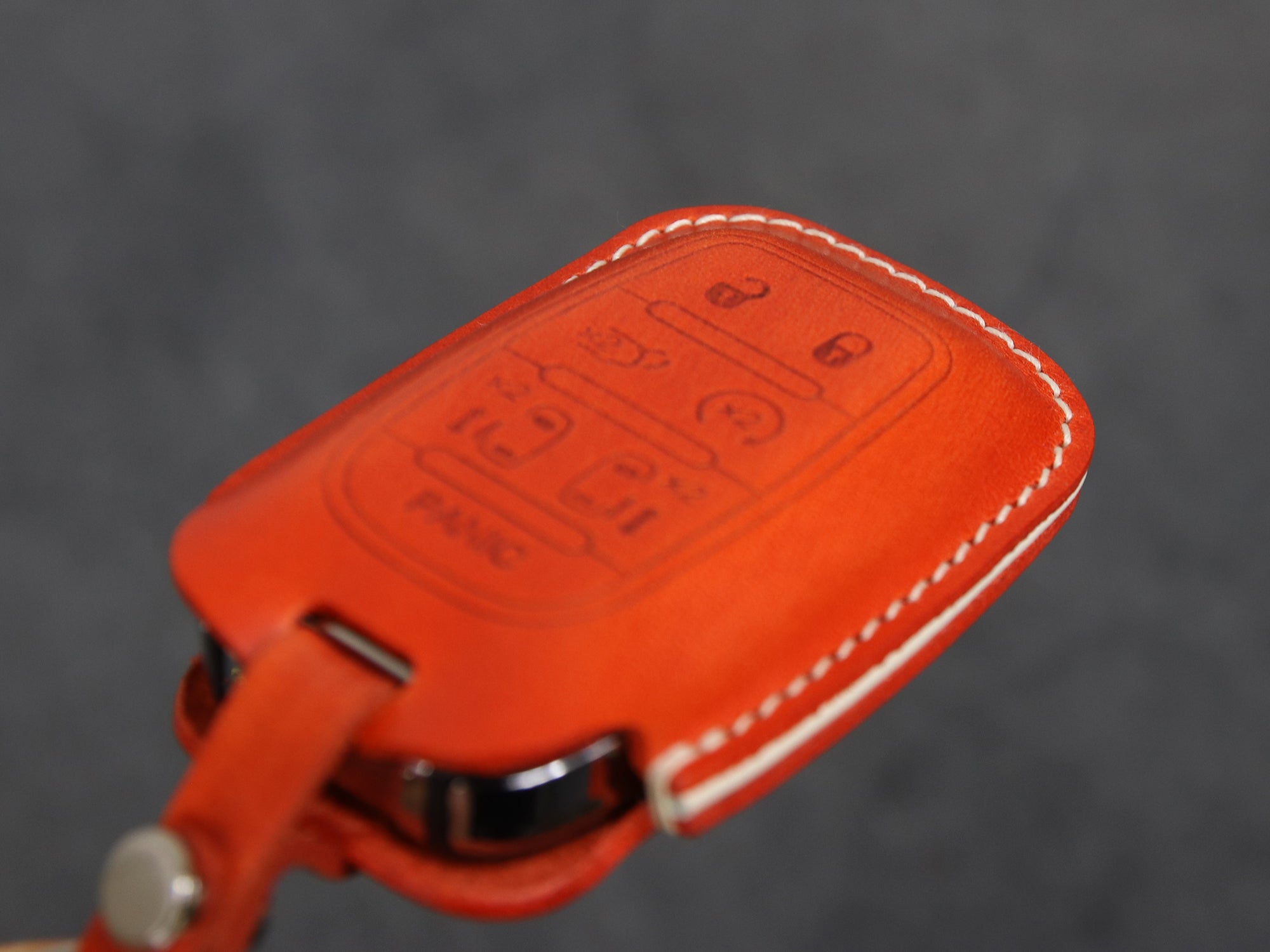 Chrysler [01-6B] Key Cover Leather Case - Pacifica - 6 Buttons
