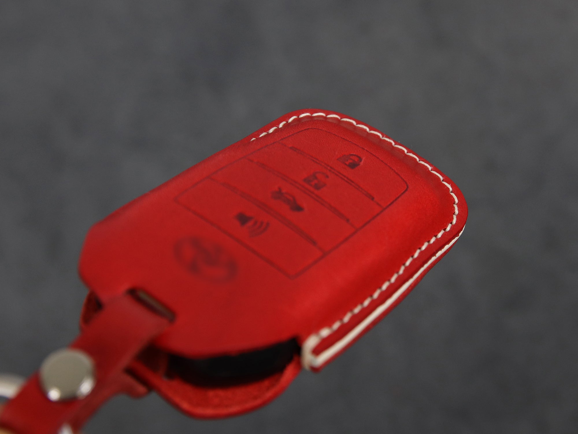 Toyota [3] Leather Key Case - Highlander, Avalon, Crown, Land Cruiser, Tundra, Camry, Corolla, RAV4 4 Buttons Cover -Italian Leather