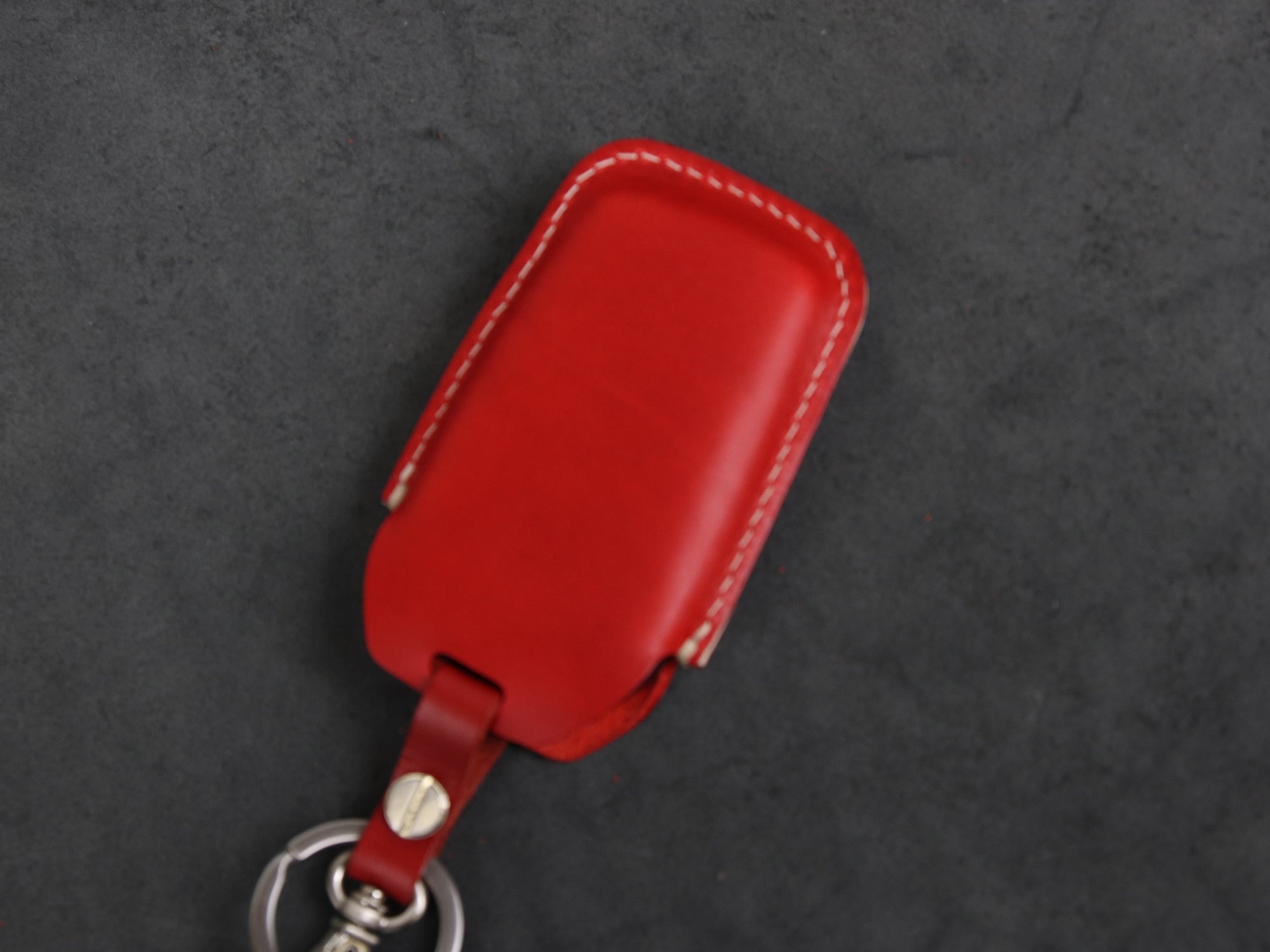 Toyota [3] Leather Key Case - Highlander, Avalon, Crown, Land Cruiser, Tundra, Camry, Corolla, RAV4 4 Buttons Cover -Italian Leather