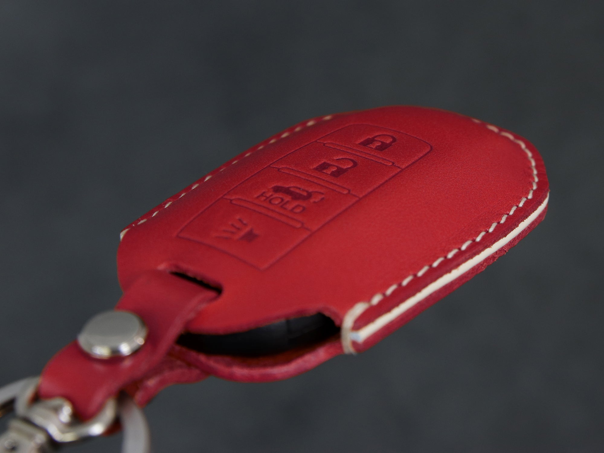 Infiniti [2-4] Leather Key Case - QX60 Q50 - Italian Veg-tanned Leather - 4 Buttons