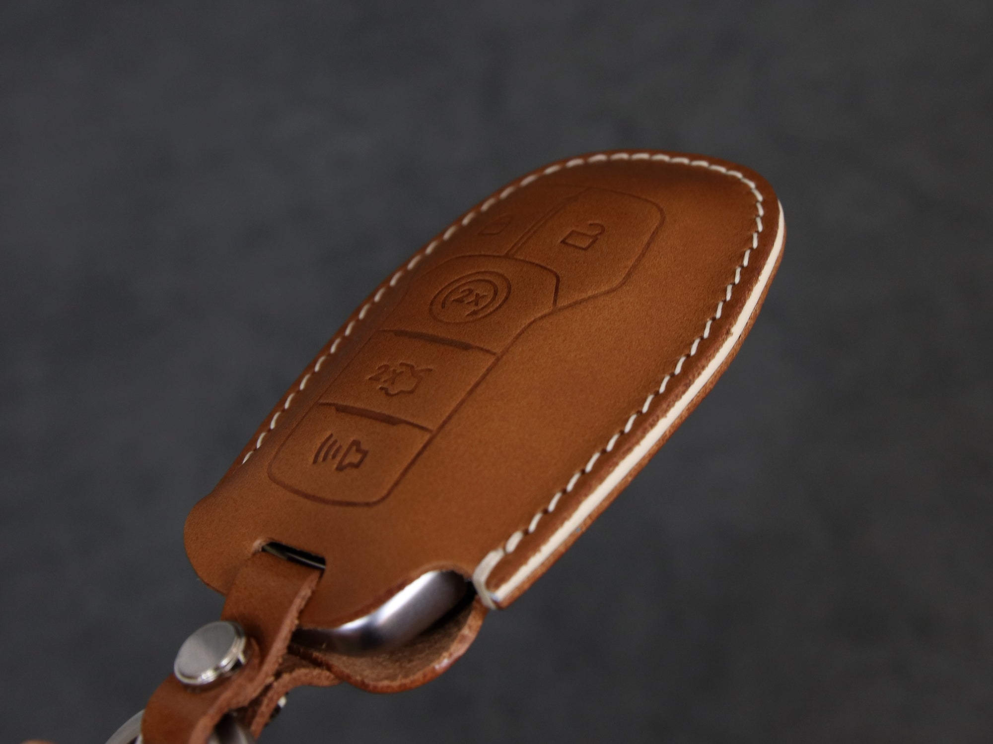 Lincoln / Ford [1-5] Leather Key Cover for MKC MKX MKZ Explorer Taurus F-150