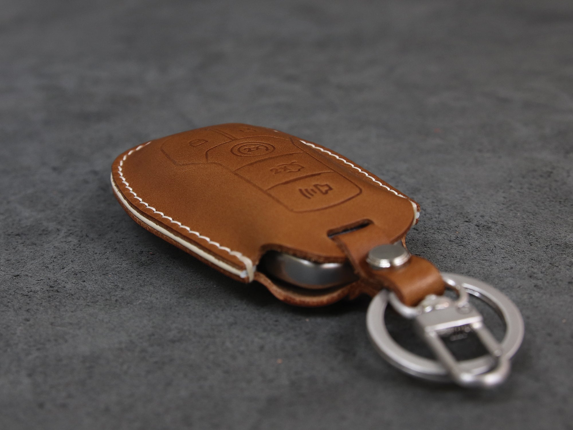Lincoln / Ford [1-5] Leather Key Cover for MKC MKX MKZ Explorer Taurus F-150