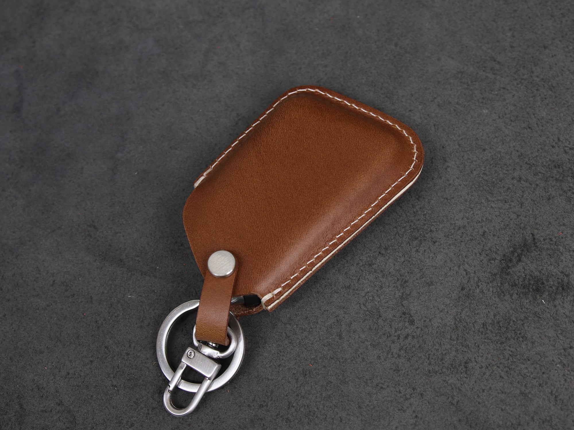 Chevy Corvette [1] Key Fob Leather Case - Italian Veg-Tanned Leather