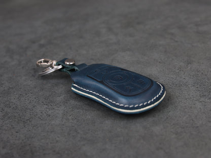 Buick Series [1] Leather Handmade Key Fob Cover Enclave Lacrosse Verano Encore Regal Envision Cascada GL8 - Italian Veg-Tanned Leather