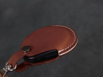 Harley Davidson [1] Series Key Cover for Harley Davidson Smart Security System FOB - Italian Veg-Tanned Leather