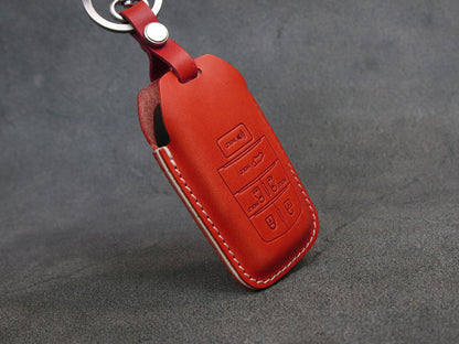 TOYOTA [3-6] SIENNA Leather Key Case -6 Buttons -Italian Premium Veg-Tanned Leather