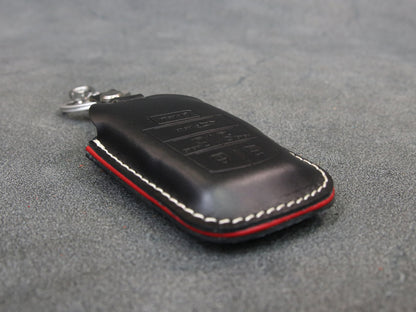 TOYOTA [3-6] SIENNA Leather Key Case -6 Buttons -Italian Premium Veg-Tanned Leather