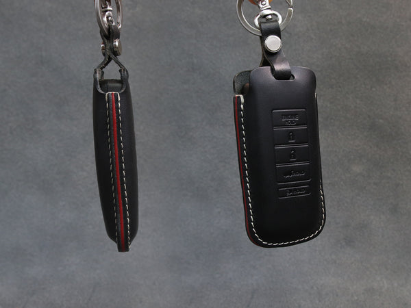 Acura [2] Series Key Fob Leather Case - TLX RLX CDX5 RDX MDX - Handcrafted in USA - Personalized Stamp