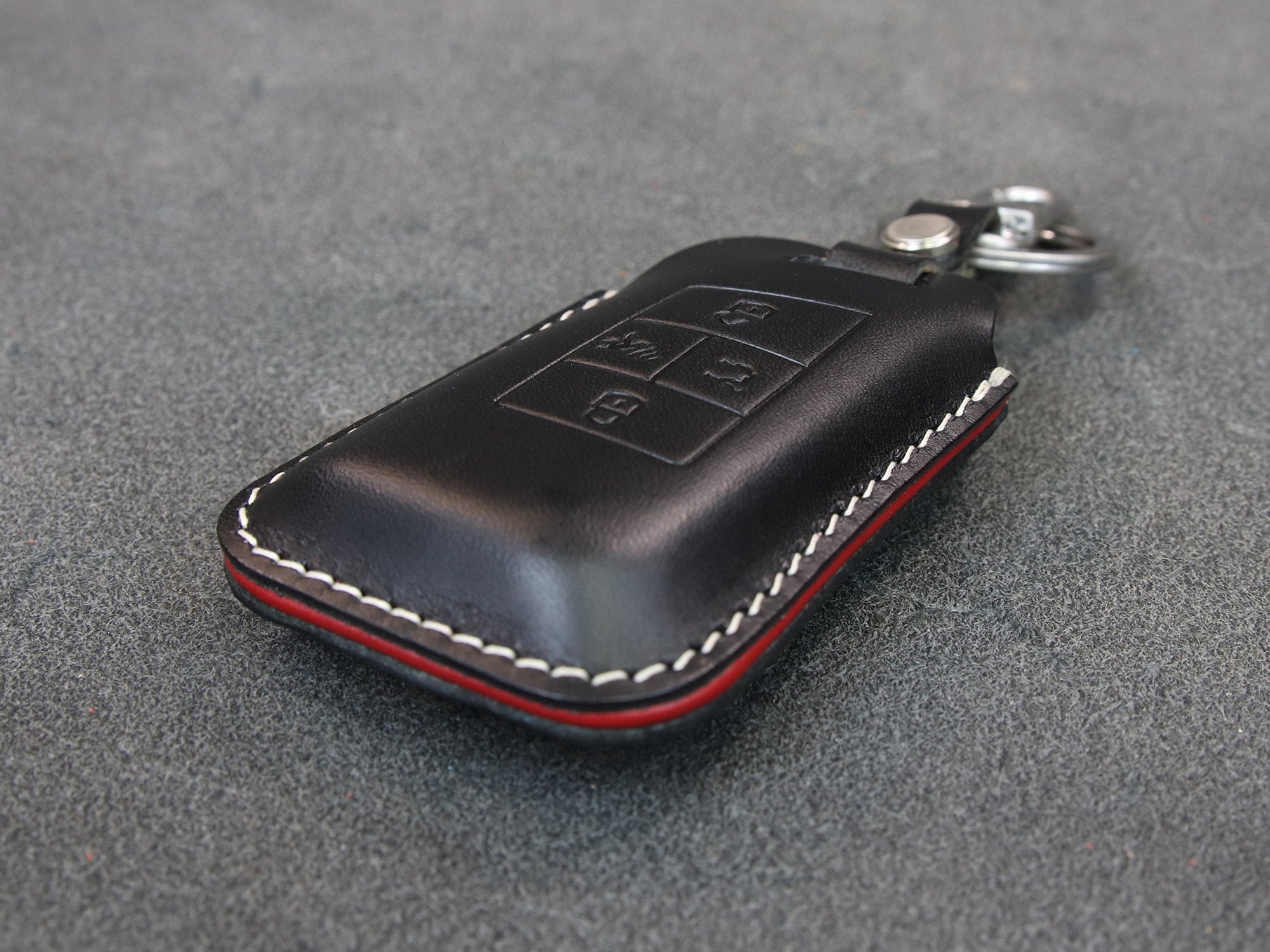 Volkswagen [2-GTI] Leather Key Case - GOLF GTI  - Italian Veg-Tanned Leather