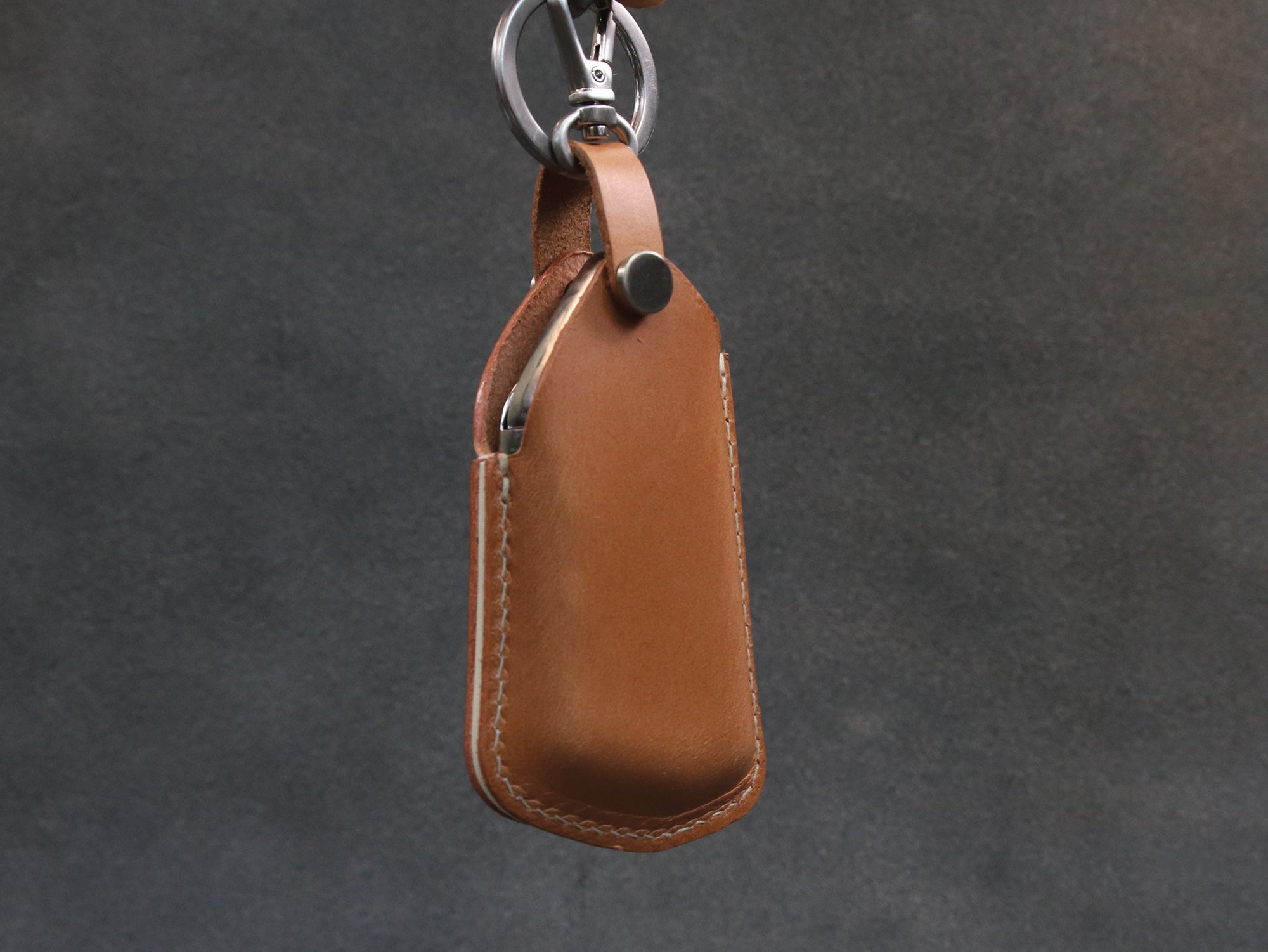 Volkswagen [3-5] Leather Key Case - VW Golf 8 MK8 ID.3 ID.4 - 5 Buttons - Italian Veg-Tanned Leather