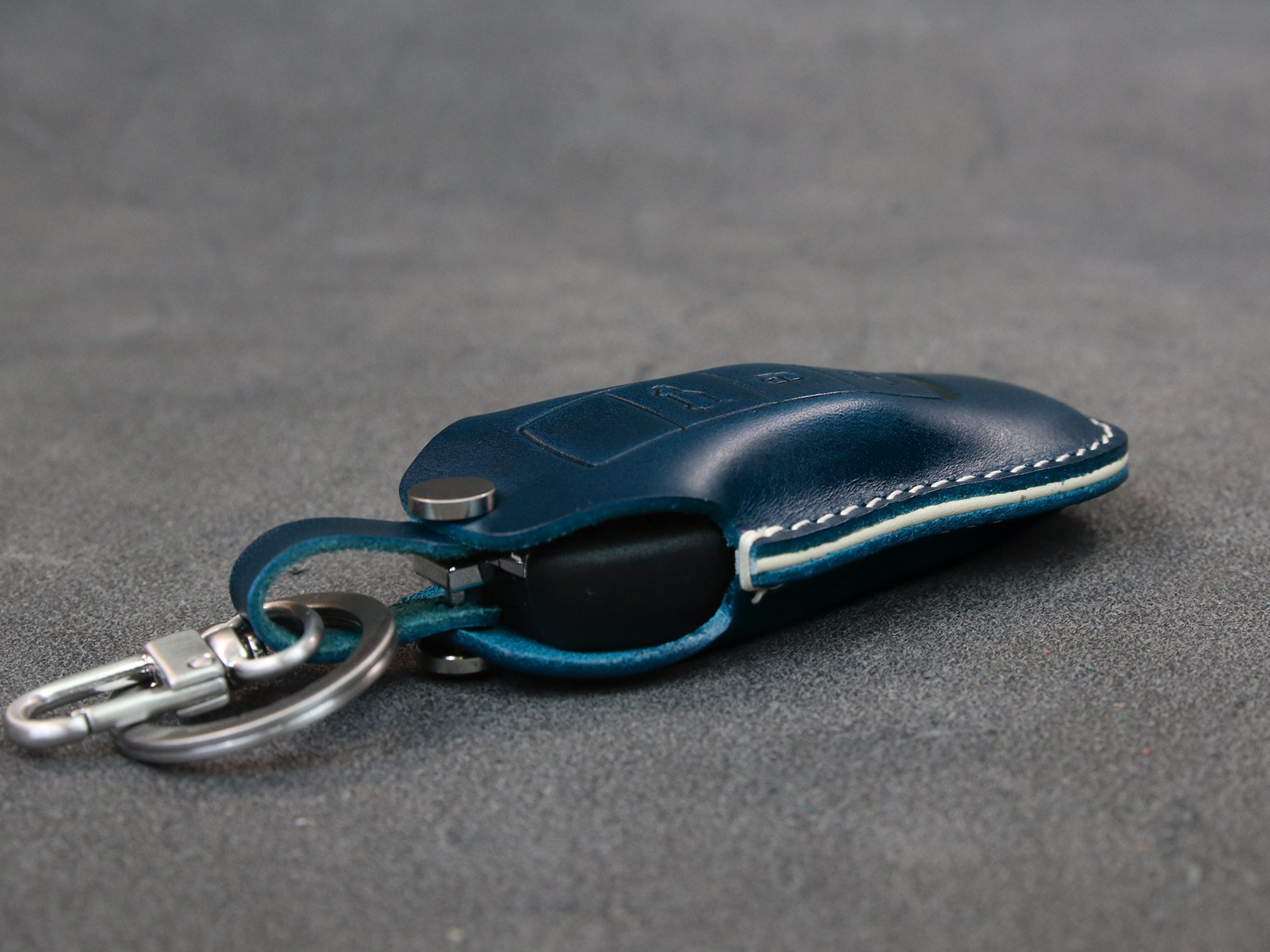 Key pouch in leather - 718/911/Cayenne/Panamera/Macan
